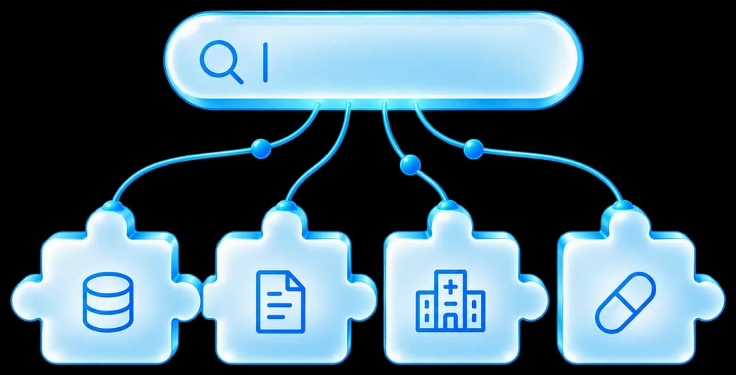 One search across databases, documents, facilities and drugs