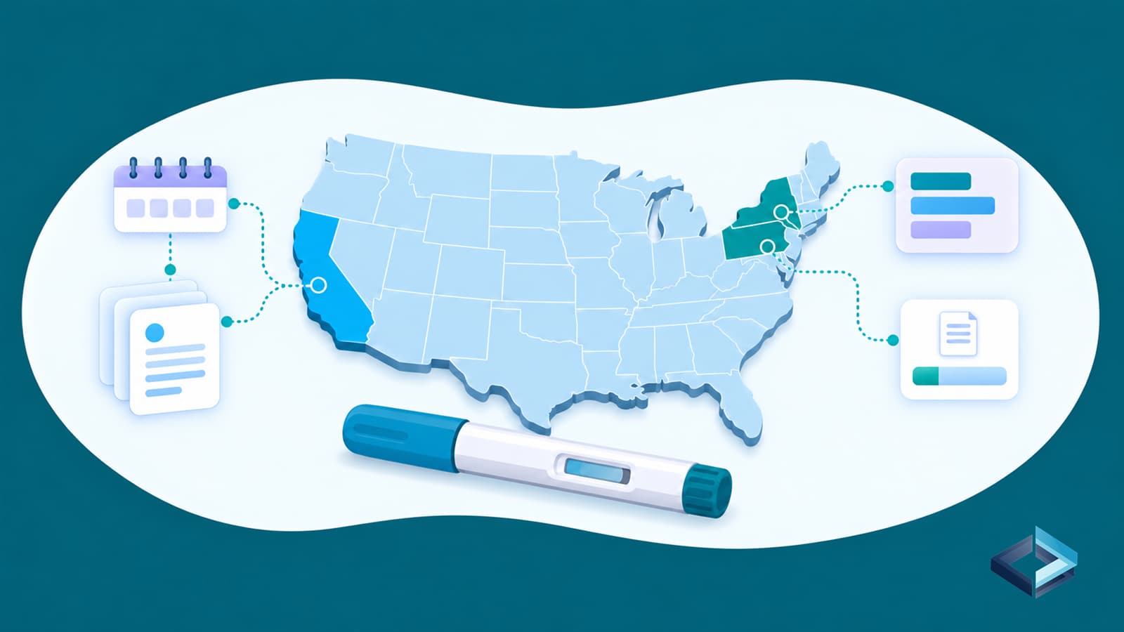 Cover Image for Top 10 States by Reported Medicaid GLP-1 Prescriptions in 2025
